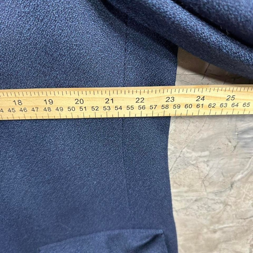 Nicole‎ Miller tailored in USA blue knit blazer Size XL Men's - Picture 6 of 8